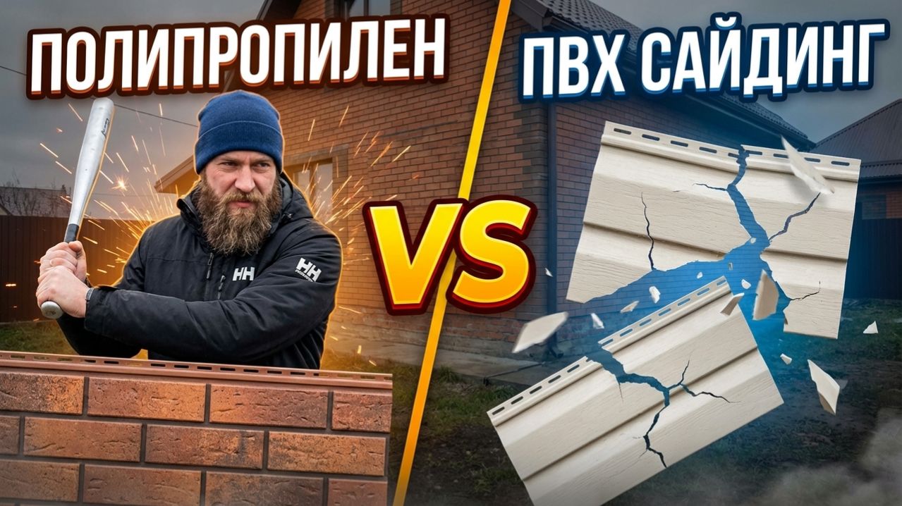 Какой сайдинг лучше? Фасадные панели ПВХ или полипропилен — честное сравнение
