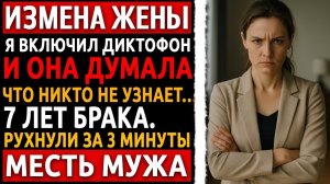 Измена жены и реальная история мужчины 50+. Он включил диктофон. А дальше — началось. Мести мужа.