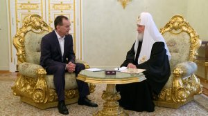Вениамин Кондратьев встретился с патриархом Московским и всея Руси Кириллом