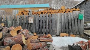 Жизнь аборигенки. Выходной день. Топим печь. Родители. 5.6.04.26.