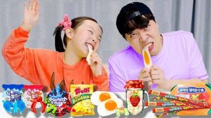 Мукбанг Корейский круглосуточный магазин желе МУККАБИ