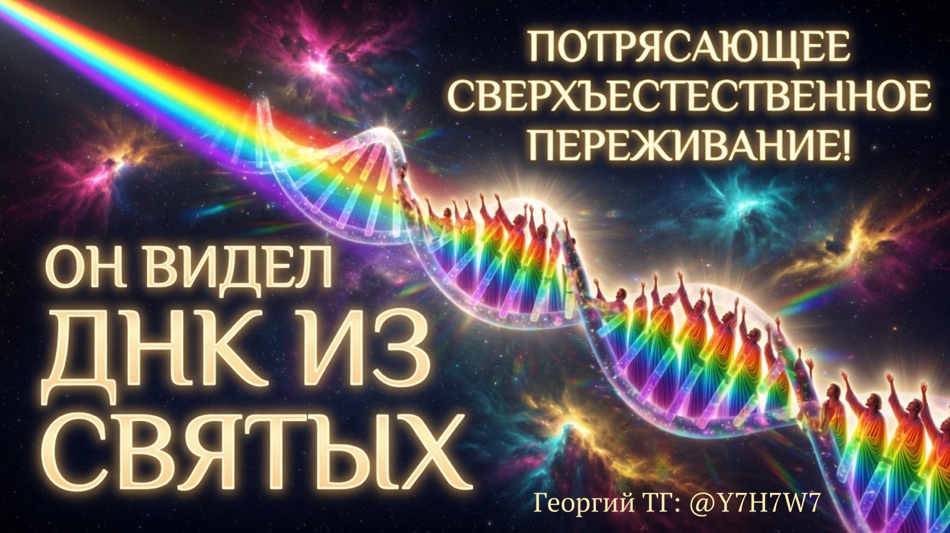ПОТРЯСАЮЩЕЕ СВЕРХЪЕСТЕСТВЕННОЕ ПЕРЕЖИВАНИЕ! ОН ВИДЕЛ ДНК ИЗ СВЯТЫХ!  Георгий ТГ: @Y7H7W7