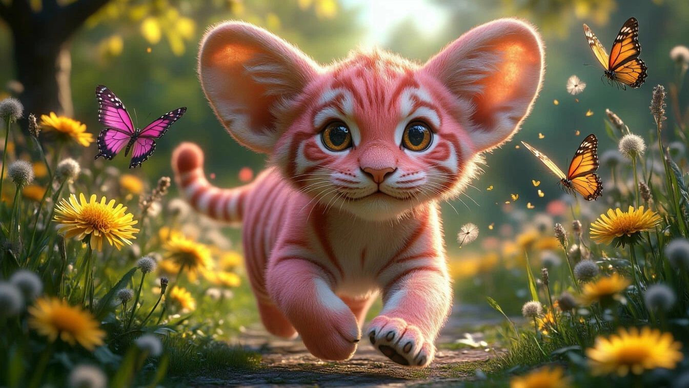 Как тигрёнок научился летать