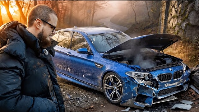 🍿 Разбили M5 в горах в Сочи! Дрифт ошибок не прощает!