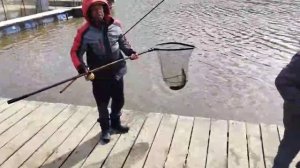 На резину.Основной водоём