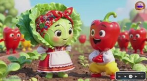 🌶️🥬ПЕРЧИК И КАПУСТА - ВЕСЁЛАЯ МУЛЬТИК‑ПЕСЕНКА ДЛЯ ДЕТЕЙ: УЧИМСЯ И ТАНЦУЕМ!👶🎶
