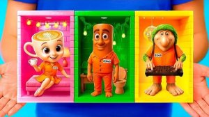 🍿 Балерина Капучино Строит Тайную Комнату! Цветовой Челлендж!