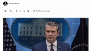 ‼️🇺🇸🇮🇷 Главу Пентагона планируют подвергнуть импичменту из-за войны в Иране — Axios

▪️Представи