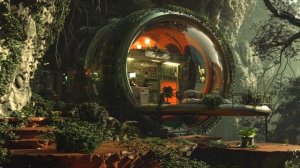 OUTPOST： Calming Sci-Fi AMBIENT MUSIC 🎧 Forest ASMR soundscape for relaxation, sleep and focus-(108