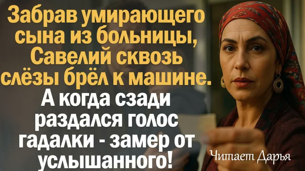 Истории из жизни. Слушать истории. Забрав умирающего сына из больницы, Савелий сквозь слёзы брёл