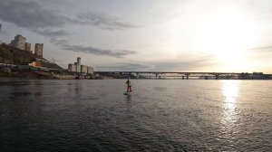 Рассвет на Енисее в марте.mp4