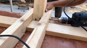 Современные идеи использования утилизированной древесины Как сделать уникальную подставку для гамака