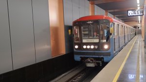 Метро Москвы красивая новая станция метро Лианозово | Поезд Номерной