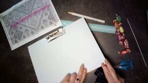 Планшет для схем вязания спицами.