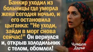 Истории из жизни. Слушать истории. Уходя из больницы где умерла жена сегодня ночью, Банкира