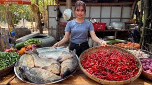 Изумительный рецепт приготовления рыбы с чили и другими овощами. Кухня Азии