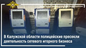 В Калужской области полицейские пресекли деятельность сетевого игорного бизнеса