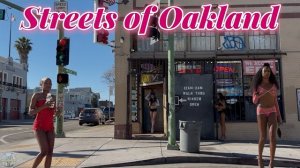 Жизнь на улицах Окланда, Калифорния. США. MacArthur & MLK Blvd