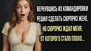 Истории измен - После командировки муж решил сделать сюрприз для любимой жены, но она его опередила