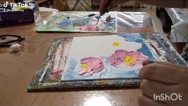 Рисую пионы