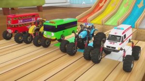 Набор для изучения цветов «Уличный транспорт в желе - монстр-трак» для детей