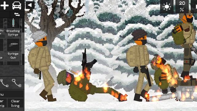 Песчаник 8 серия зимний лес