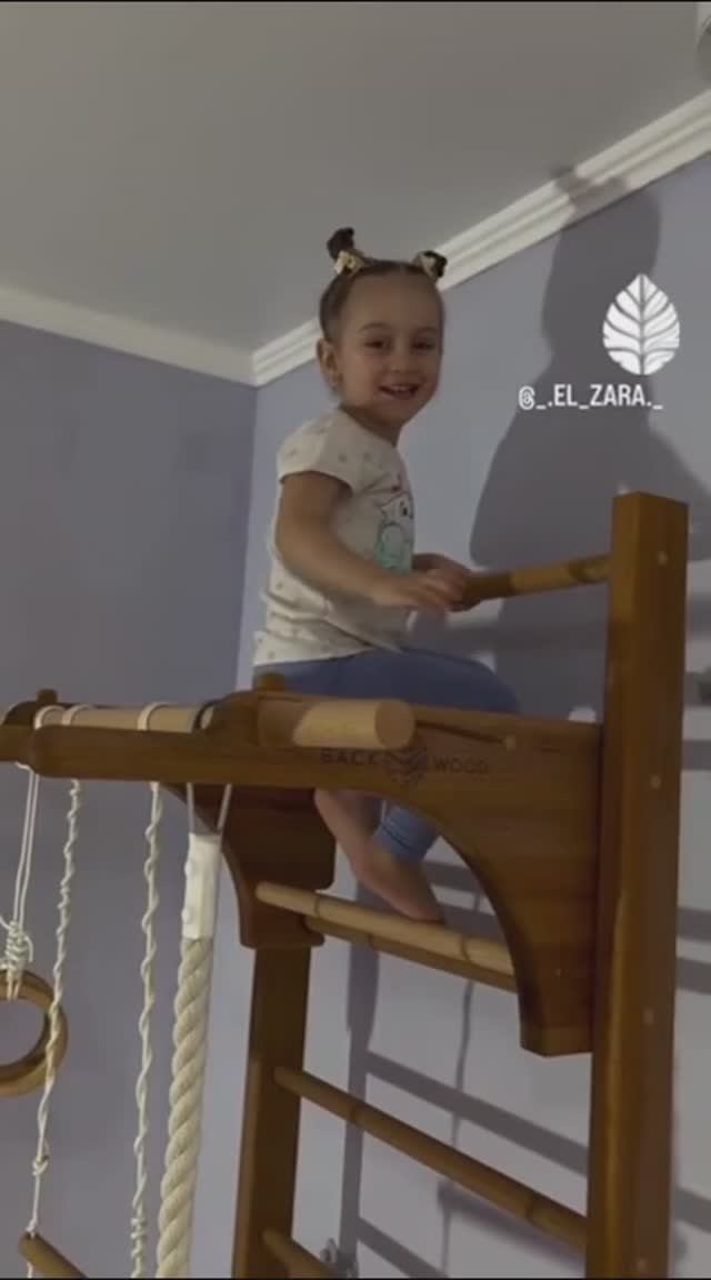 Как занять ребёнка с пользой дома? Шведская стенка Backwood