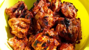 Куриный шашлык в томатном соусе. Ну просто объедение!