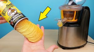 Что если бросить Чипсы в Соковыжималку Я сломал Соковыжималку! Бедная соковыжималка! alex boyko