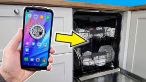 Что если бросить защищенный смартфон в посудомоечную машину? Oukitel WP7