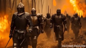 Царство огня. Эпическая рок-музыка и видео от ИИ.