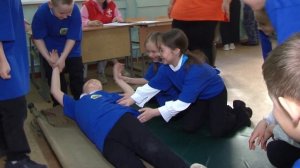 Самые маленькие участники "Зарницы 2:0" сразились в муниципальном этапе игры (Бийское телевидение)