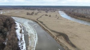 Ледоход на реке Тара деревня Окунево новый сезон 2026