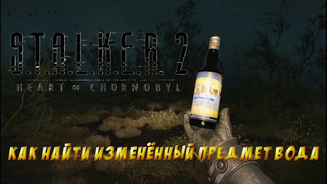 S.T.A.L.K.E.R. 2 - Легендарный изменённый предмет ВОДА