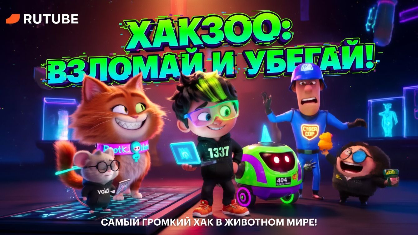 «ХакЗоо Взломай и Убегай!» серия13  новый веселый 2026г. мультфиль про хакеров-любителей