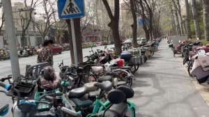 Китай. Пекин. Пешеходный переход антиквар маркет