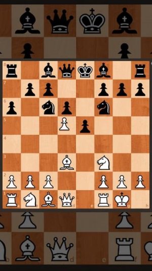 Красивый мат за белых в _Испанской партии_ на 12 ходу