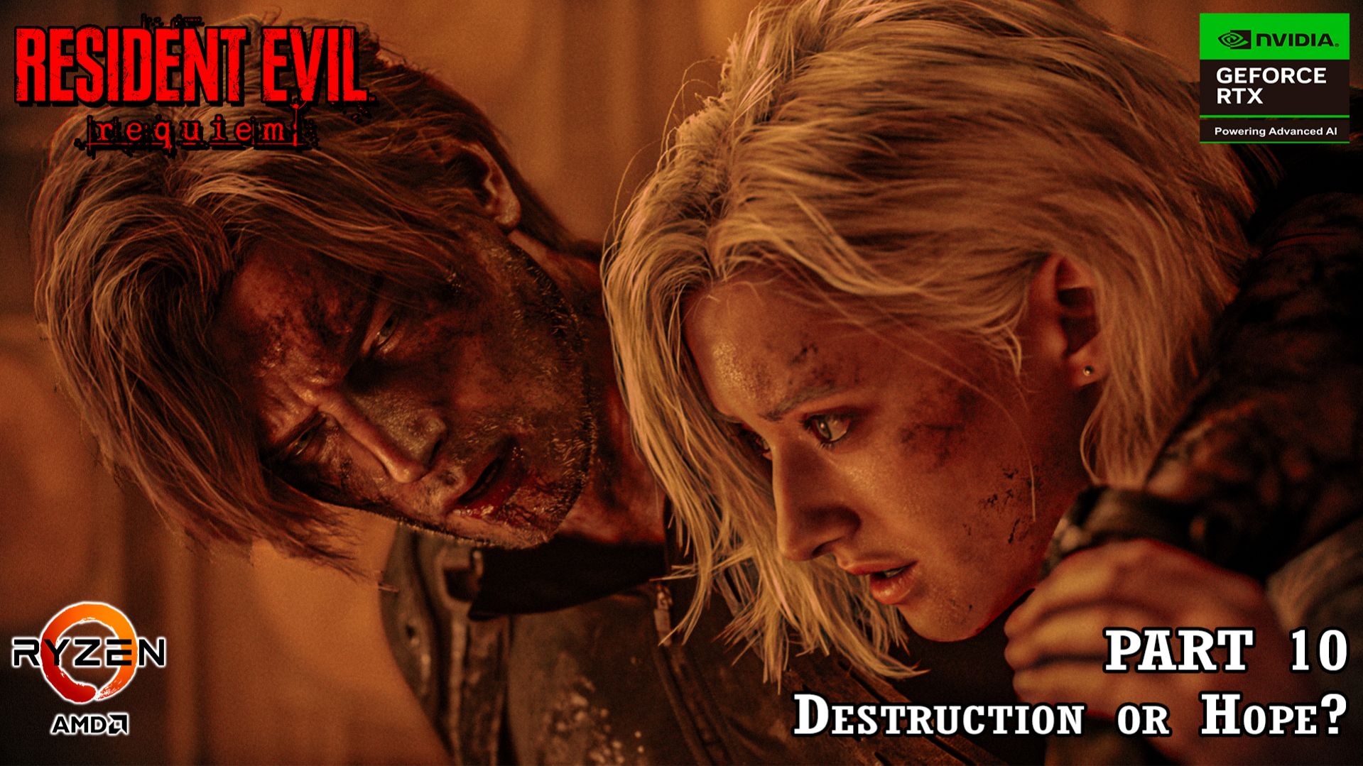 Resident Evil Requiem RTX 3070 RAY TRACING DLSS 4 | Разрушение или надежда? Часть 10
