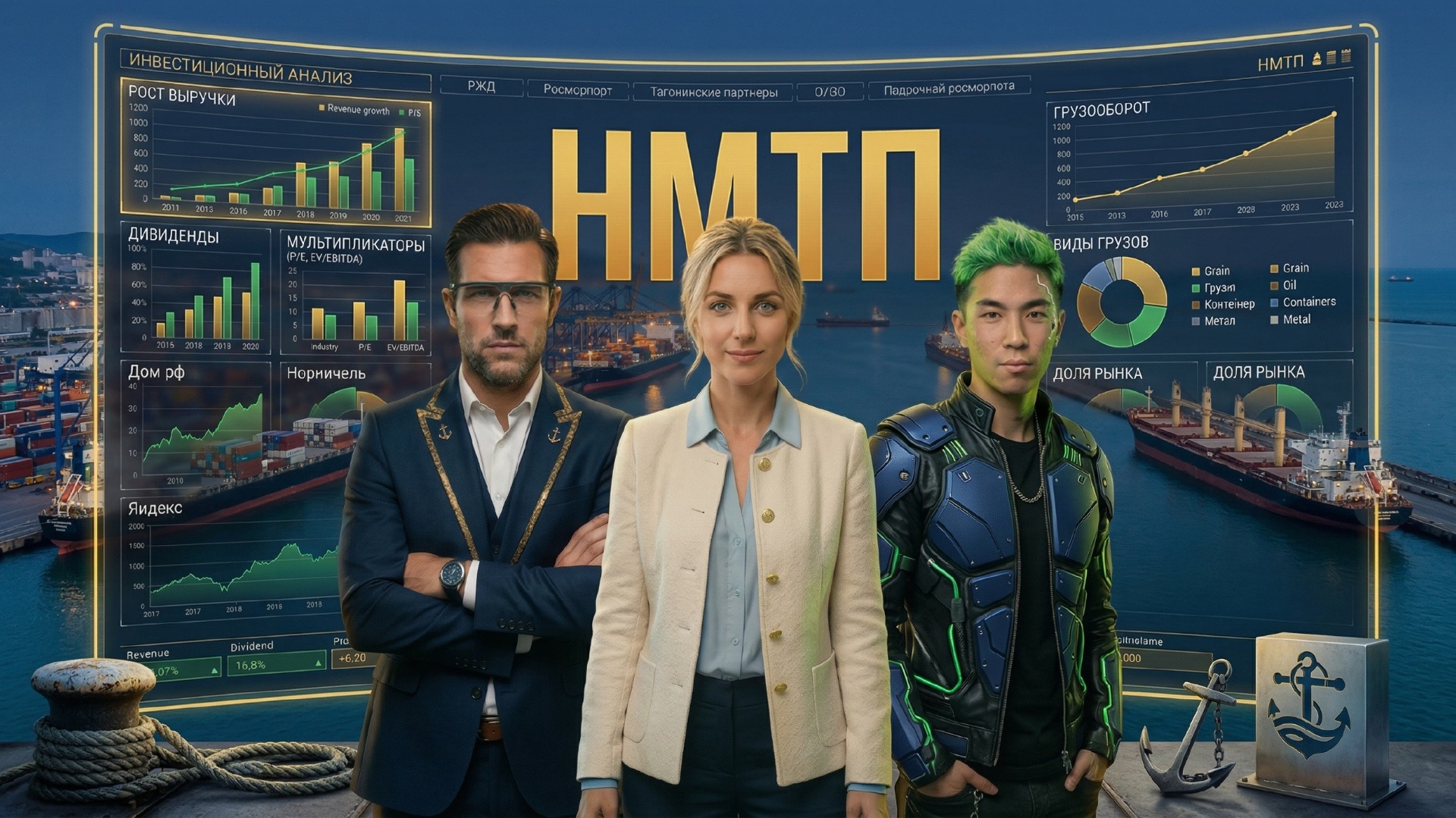 НМТП: портовый гигант с отрицательным долгом и дивидендной доходностью 13%