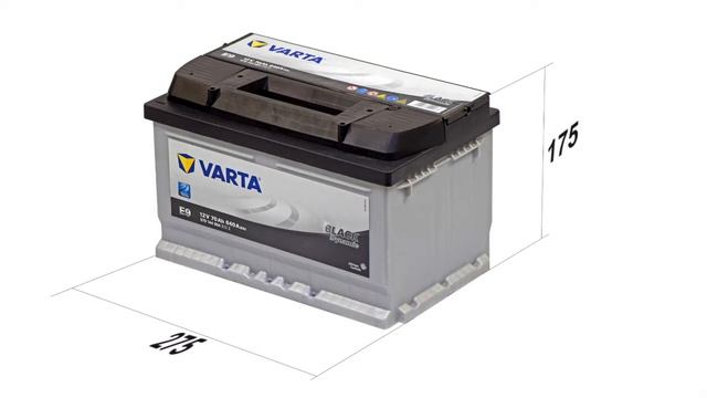Аккумулятор Varta E9 Black Dynamic.  Блиц-обзор.