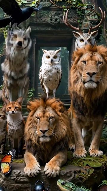 Королевство животных: тайны леса #животные #природа #лес