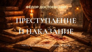 Аудиокнига: Преступление и наказание — Часть 6 (1/2) | Фёдор Достоевский | читает Борис Улитин