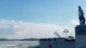 Ледоход на Оби 2026 Барнаул