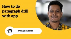 How to do paragraph typing with typing monkey app