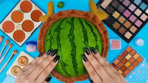 АСМР Макияж 💛 MAKEUP для Арбуза 💛 Видео АСМР