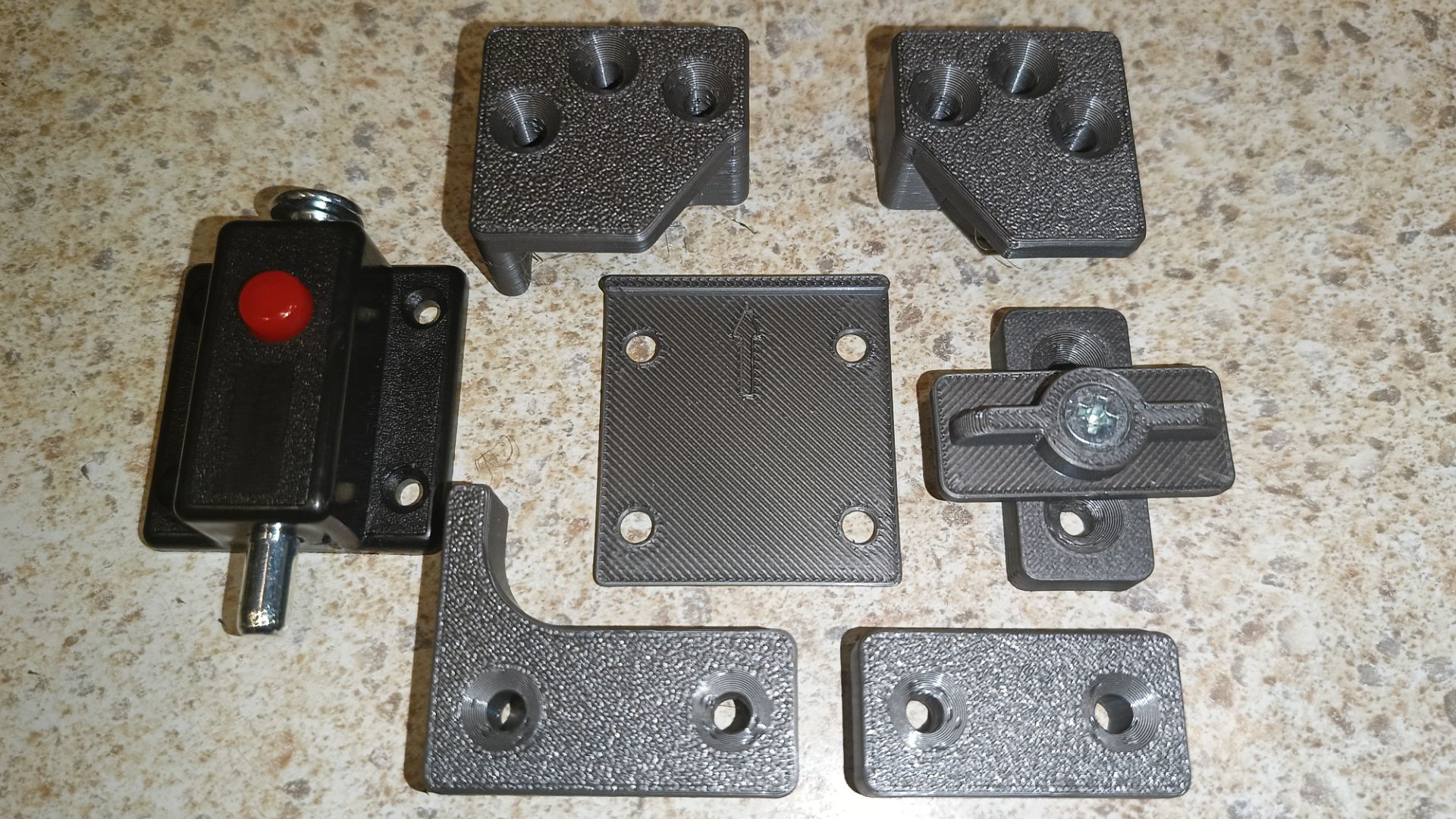 Крепления для быстрой установки SP6000 в верстак Исаева