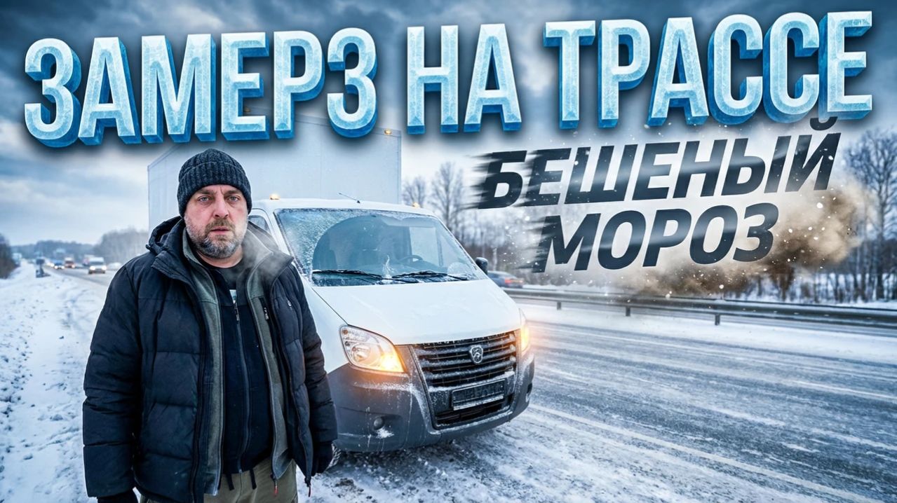 Сильные морозы, соляра замерзла, ели добрался до гостиницы