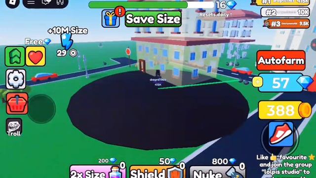 Я стал маленькой черной дырой В ROBLOX |ДРАГНИЛ