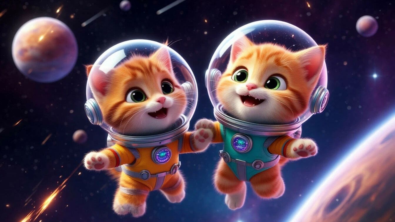 Космические путешественники. Песенка для детей