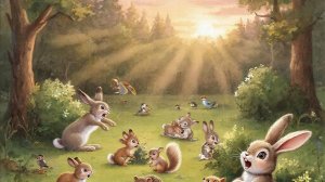 Сказка про зайчика по имени Пушок